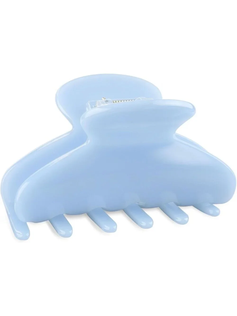 Stylish Medium Acetate Hair Claw Clip for Women, 3 Inch, Trendy Blue Accessory